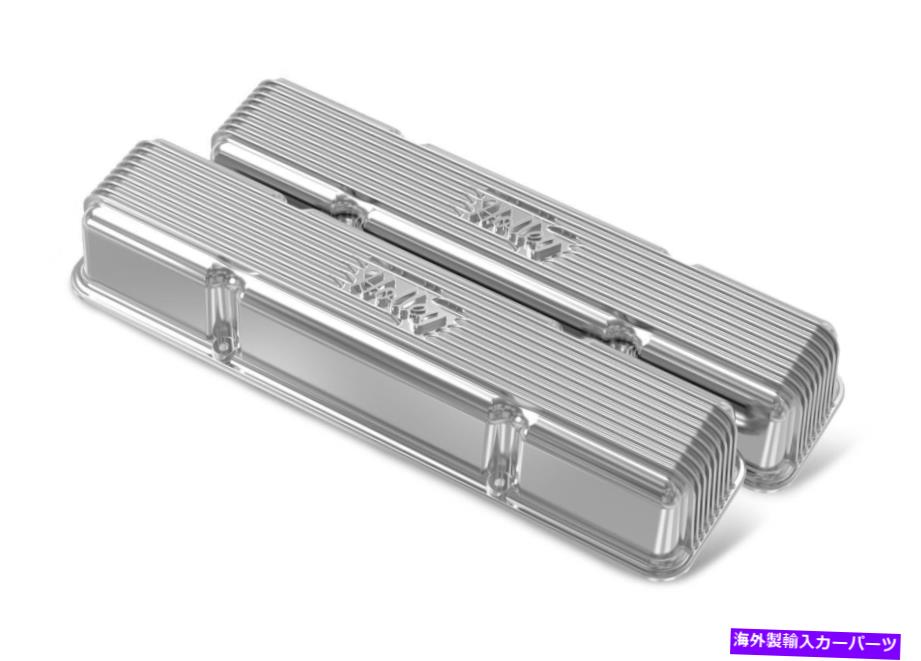 󥸥󥫥С ۥ꡼241-244 SBCӥơ꡼եդХ֥С - ᤫ줿ž夲 Holley 241-244 SBC Vintage Series Finned Valve Covers - Polished Finish