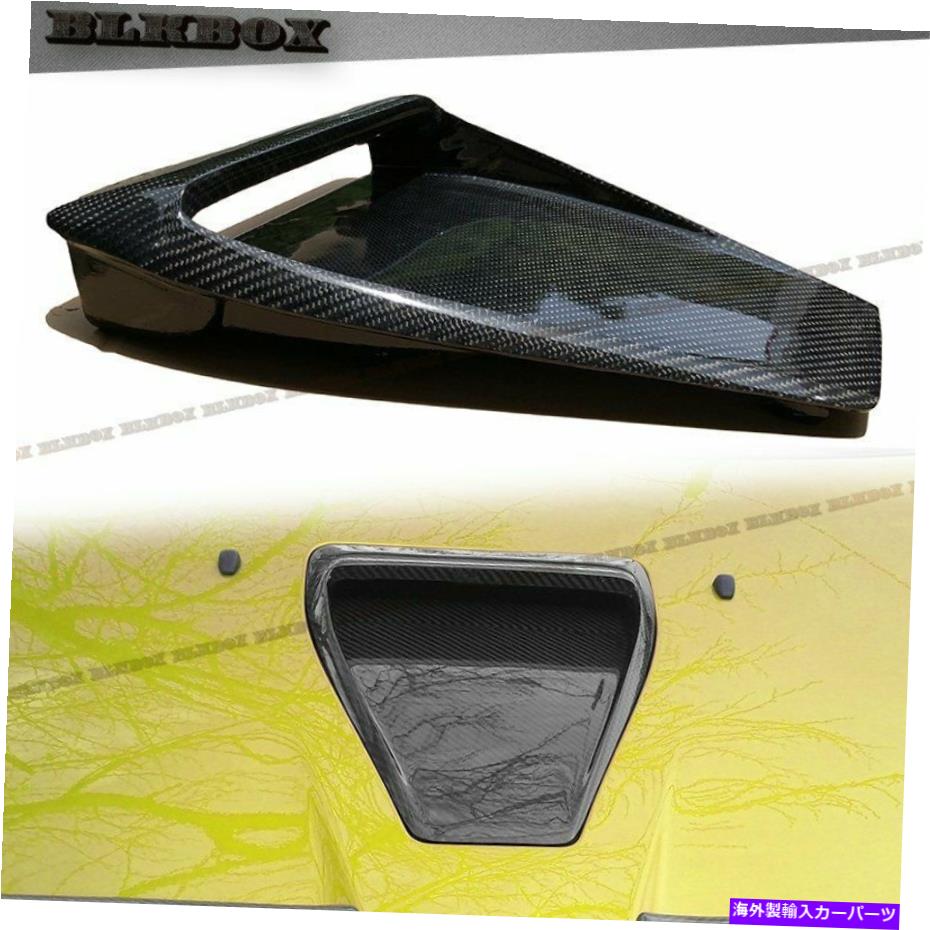 エンジンカバー 08-15ランサーEVO X 10番目のセダンFRP W/カーボンファイバーフロントエンジンフードカバー For 08-15 LANCER EVO X 10TH Sedan FRP w/ Carbon Fiber Front Engine Hood Cover