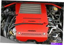 エンジンカバー 2015-2019スバルWRXのペリンパフォーマンス（赤）アルミニウムエンジンカバーキット Perrin Performance (Red) Aluminum Engine Cover Kit for 2015-2019 Subaru WRX