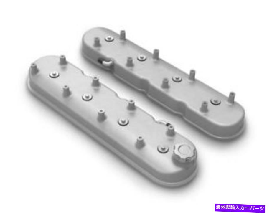 エンジンカバー Holley GM LS Tall Valve Coverセット - ナチュラルキャストP/N -241-110 HOLLEY GM LS Tall Valve Cover Set - Natural Cast P/N - 241-110
