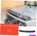 エンジンカバー マシンブラックフロントグリルグリルエンジンフードストリップ2019-2021スズキジミー用 Machine Black Front Grille Grill Engine Hood Strip 1X For 2019-2021 Suzuki Jimny