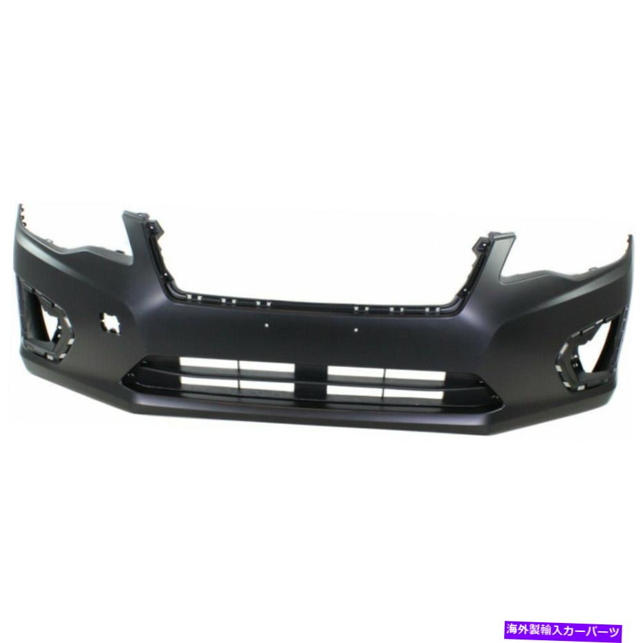 エンジンカバー スバルインプレッサバンパーカバー2012-2014フロントプライミングトップテクスチャブラックボトム For Subaru Impreza Bumper Cover 2012-2014 Front Primed Top Textured Black Bottom