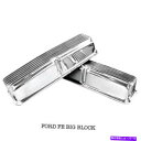 エンジンカバー ムーニーのフィン付きアルミバルブカバーフォードFEビッグブロックV8 352 427エンジンMP651 Mooneyes Finned Aluminum Valve Covers Ford FE Big Block V8 352 427 Engine MP651