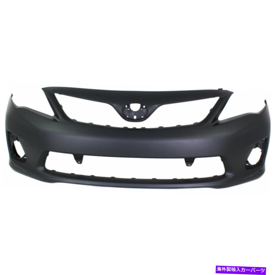 エンジンカバー トヨタカローラバンパーカバー2011 2012 2013フロントプライミングCAPA TO1000373 For Toyota Corolla Bumper Cover 2011 2012 2013 Front Primed CAPA TO1000373