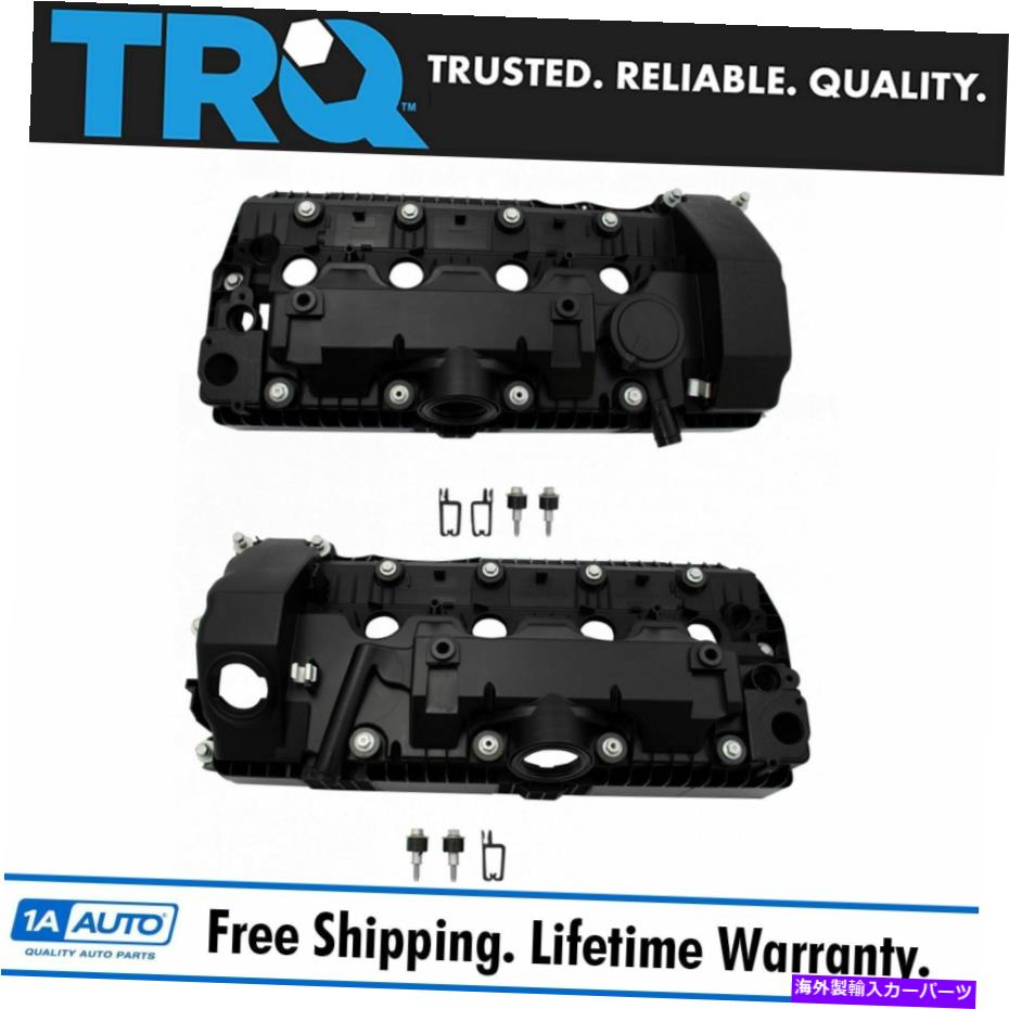 エンジンカバー TRQエンジンバルブカバーW/ Gasket＆Hardware LH RHキットペアセット2のBMW TRQ Engine Valve Cover w/ Gasket & Hardware LH RH Kit Pair Set of 2 for BMW