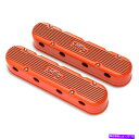 エンジンカバー Holley 241-173ビンテージシリーズフィン付きバルブカバーGM LSエンジン2ピースHiddenC Holley 241-173 Vi...