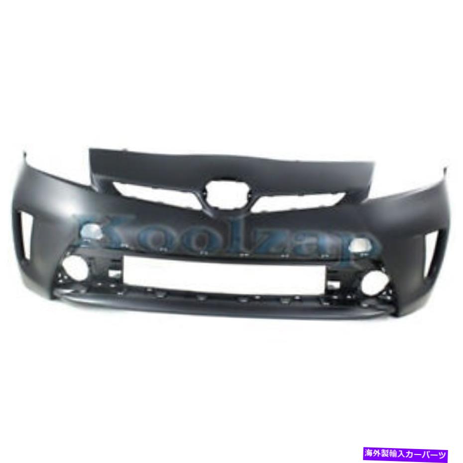 エンジンカバー 12-15のCAPAプリウスフロントバンパーカバーアセンブリ付きLEDヘッドライトTO1000394 CAPA For 12-15 Prius Front Bumper Cover Assembly w/o LED Head Light TO1000394