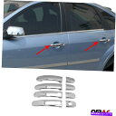 クロームカバー フォードフォーカス2005-2011クロームキーレスドアハンドルカバートリムS.Steel 8 PCS For Ford Focus 2005-2011 Chrome Keyless Door Handle Cover Trim S.Steel 8 Pcs(2)