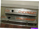 クロームカバー Chevy 350ショートブロッククロムバルブカバー(使用) CHEVY 350 Short Block Chrome Valve Covers (Used)(2)