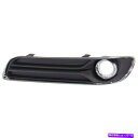 クロームカバー クライスラー300フォグライトカバー2011-2014アウタードライバーサイドブラックw/クロムトリム For Chrysler 300 Fog...