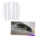 クロームカバー 6PCSクロムドアピラーポストトリムカバートヨタカムリセダン2007-2011 6pcs Chrome Door Pillar Post Trim Covers Fit For Toyota Camry Sedan 2007-2011(2)