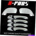 クロームカバー 05 06 07 08 09 10 Chrysler 300/300C Chrome Mirrorカバー4ドアハンドルカバー FOR 05 06...