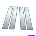 クロームカバー 05-10クライスラー300cの4PCクロム柱サイドカバー 4Pc Chrome Pillar Side Covers for 05-10 Ch...