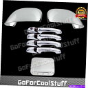 クロームカバー 05 06 07 08 09 10 Chrysler 300C Mirror+4Drs w/Smart Keyhole+Gas Chromeカバ...