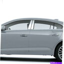 クロームカバー 2017年から2019年のビュイックラクロスの4PCステンレス鋼の柱ポストカバー 4pc Stainless Steel Pillar Post Covers for 2017-2019 Buick LaCrosse(2)