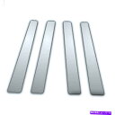 クロームカバー 03-06レクサスES 300/330の4PCクロムピラーサイドカバー 4Pc Chrome Pillar Side Covers for 03...