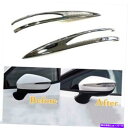 クロームカバー 2016-2021マツダCX-3 DKクロムミラーカバートリム真新しい高品質2PCS For 2016-2021 Mazda CX-3 DK Chrome Mirror Cover Trim Brand New High Quality 2PCS(2)