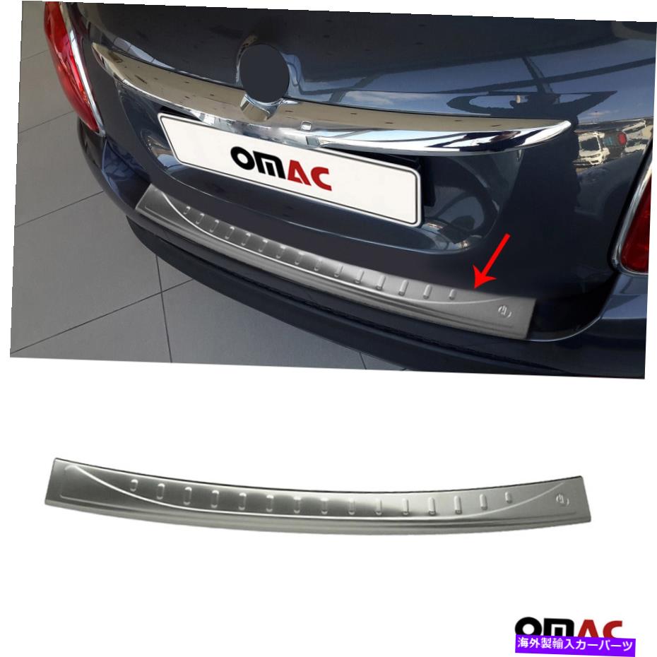 クロームカバー Fiat 500X 2016-2022 Chrome Rear Bumper Guard Trunk Sill Protectorブラッシング Fits Fiat 500X 2016-2022 Chrome Rear Bumper Guard Trunk Sill Protector Brushed