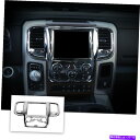 クロームカバー 車センターコントロールGPSナビゲーションカバーダッジRAM 1500 2011-2017 Chromeのトリム Car Center Control GPS Navigation Cover Trim For Dodge RAM 1500 2011-2017 Chrome(2)