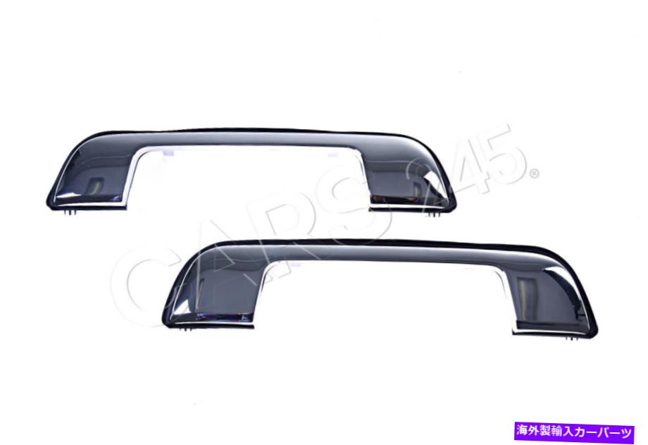 クロームカバー 本物のBMW Z3 Chrome2ドアハンドルは両方のキーホール8400395 8400396をカバーしています Genuine BMW Z3 Chrome 2 Door Handle Covers Both w/o Keyholes 8400395 8400396