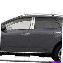 クロームカバー 2009-2014の柱のポストカバー日産ムラーノ4DR(ステンレス鋼4PC) Pillar Post Covers for 2009-2014 Nissan Murano 4dr (Stainless Steel 4pc)(2)