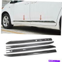 クロームカバー 2011-2020に適していますトヨタシエナMPVクロムボディサイドドアモールディングカバートリム Fit for 2011-2020 Toyota Sienna MPV Chrome Body Side Door Molding Cover Trim