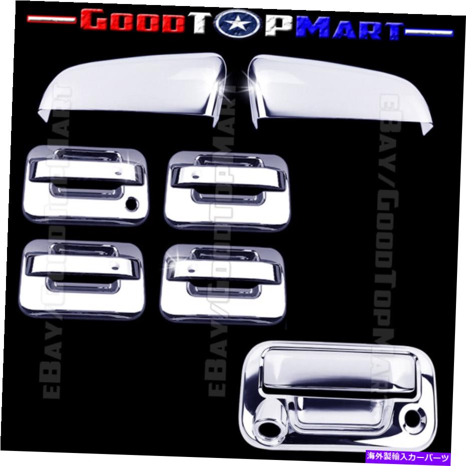 クロームカバー 09 12 13 14 FORD F150 CHROME COVER TOP MIRROR 4ドア付き4ドア テールゲートカム For 09 ~12 13 14 Ford F150 Chrome Cover Top Mirror 4 Door W/O KP Tailgate Cam