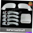 クロームカバー 05 06 07 08 09 10 Chrysler 300C Mirror+4Drs w/Smart Keyhole+Gas Chromeカバ...