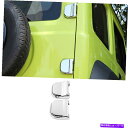 クロームカバー スズキ・ジムニー2019-2021カー・テールゲートスペアヒンジカバートリムABSクロム2PCS For Suzuki Jimny 2019-2021 Car Tailgate Spare Hinge Cover Trim ABS Chrome 2PCS