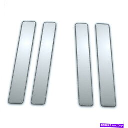 クロームカバー 05-10ホンダオデッセイの4PCクロムピラーサイドカバー 4Pc Chrome Pillar Side Covers for 05-10 Honda Odyssey