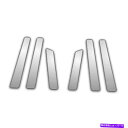 クロームカバー 6PC Chrome Pillarポストカバー08-13日産ローグ 6Pc Chrome Pillar Post Covers For 08-13 Nissan Rogue(2)