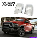 クロームカバー 2019年2020 Dodge Ram 1500フルミラーカバーABS Chrome Trim No Turn Signal for 2019 ...
