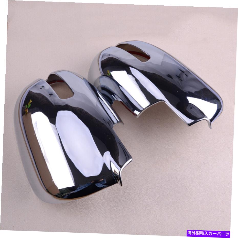 クロームカバー ペアクロームバックミラーカバーキャップ三菱アウトランダー2013-2019に適しています Pair Chrome Rearview Mirror Cover Caps Fit For Mitsubishi Outlander 2013-2019
