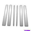 クロームカバー 6PC Chrome Pillarポストカバー97-16 Ford Expeditionのカバー 6Pc Chrome Pillar Post Covers for 97-16 Ford Expedition(2)