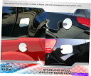 クロームカバー ステンレススチールガスキャップドアカバー1PCフィットクライスラー300 C 05-10 Stainless Steel Gas Cap Doo...