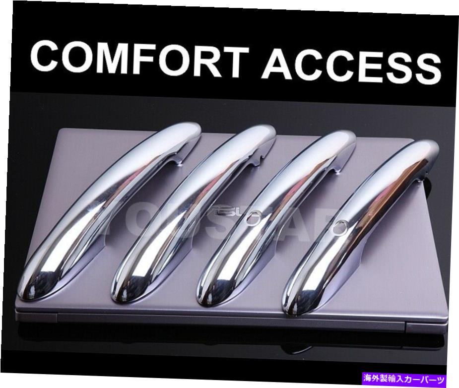 クロームカバー ミニクーパーF55 F60カントリーマン用のエクスプレスX4クロムコンフォートドアハンドルカバー EXPRESS X4 CHROME COMFORT Door Handle Covers for MINI Cooper F55 F60 Countryman