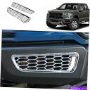 クロームカバー フォードF150 F-150 2015-2020クロムABSフロントバンパーフォグライトランプカバートリム For Ford F150 F-150 2015-2020 Chrome ABS Front bumper Fog Light Lamp Cover Trim