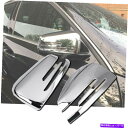 クロームカバー グロスクロムシルバーバックビューサイドミラートリムキャップは10-15 W204 C250 C350 C63に適合します Gloss Chrom...