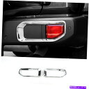 クロームカバー ジープラングラーJL 2018-2020カーリアバンパーフォグライトカバートリムABSクロム For Jeep Wrangler JL 2018-2020 Car Rear Bumper Fog Light Cover Trim ABS Chrome(2)