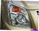 クロームカバー ヘッドランプカバーChrome for Isuzu D -Max 2007-2011 HEAD LAMP COVER CHROME FOR ISUZU D-MAX 2007 - 2011