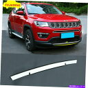 N[Jo[ W[vRpX2017-2020 ABSNtgOop[veN^[Jo[g For Jeep Compass 2017-2020 ABS Chrome Front Grille Bumper Protector Cover trim