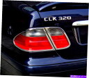 クロームカバー Chrome Taillights Trim Bezel Mercedes Benz Clk-Class W208用サラウンドリムカバー Chrome Taillights Trim Bezel Surround Rim Cover For Mercedes Benz CLK-Class W208