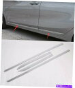 クロームカバー Kia Forte / K3 / Cerato 2019-2021用のクロムサイドドアボディモールディングカバー4PCS Chrome Side Door Body Molding Cover 4pcs For Kia Forte / K3 / Cerato 2019-2021