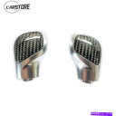 クロームカバー vw touareg 2011-18用のホットクロムカーボンファイバーギアシフトノブカバーw/dsgトリム Hot Chrome Carbon Fiber Gear Shift Knob Cover w/DSG Trim for VW Touareg 2011-18