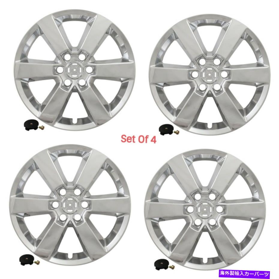 クロームカバー 新しいホイールスキンカバー2015-2017 Ford F-150 20 "Chromeメッキセット4 New Wheel Skins Covers Fits 2015-2017 Ford F-150 20" Chrome Plated Set of 4