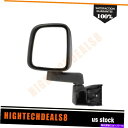 USミラー 左サイドビューミラーCH1320259 for 03-06ジープラングラーTJ手動で黒を折りたたむ Left Side View Mirror CH1320259 For 03-06 Jeep Wrangler Tj Manually Fold Black