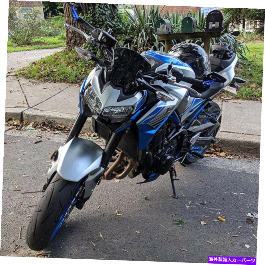 USミラー カワサキZ1000 Z900 Z800 Z125オートバイ7/8 "バーエンドバックビューサイドミラー用 For Kaw..