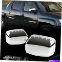 USミラー 2006-2014のホンダリッジラインミラークロムABSプラスチックサイドミラーカバーカバー For 2006-2014 Honda Ridgeline Mirror Chrome ABS Plastic Side Mirror Covers Cover
