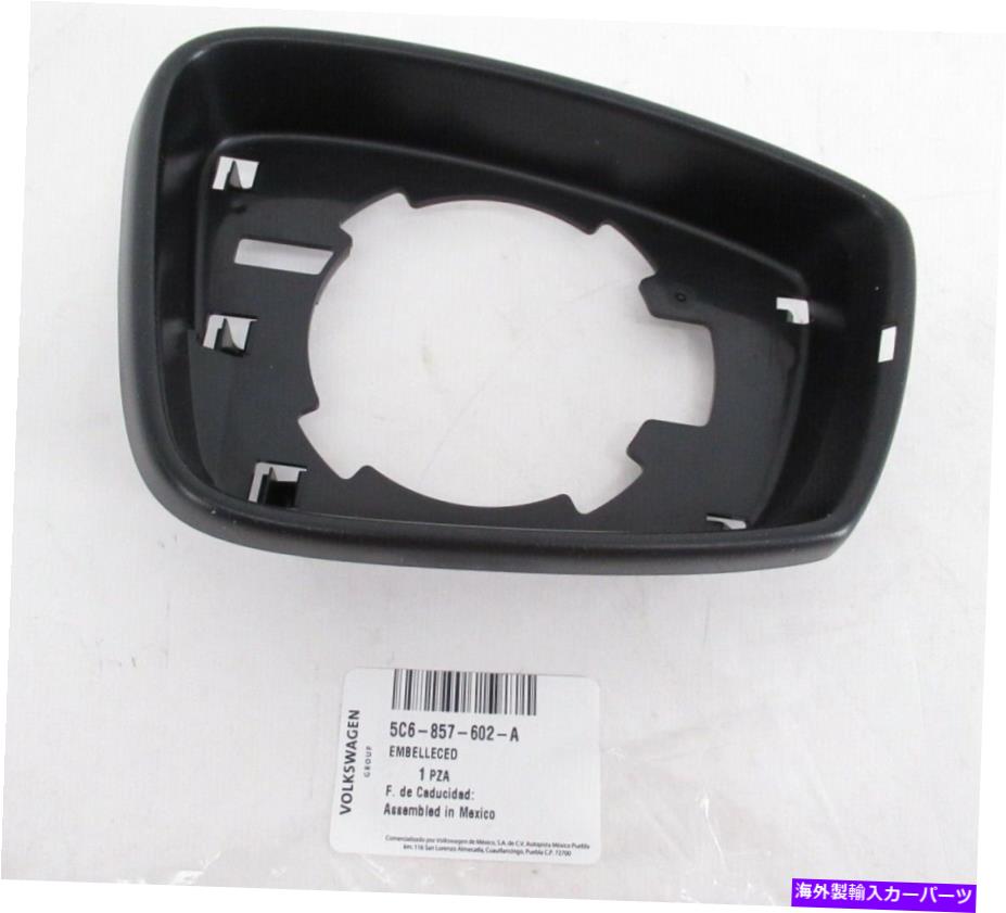 USߥ顼 ʪOEM VW 5C6-857-602-Aҥɥߥ顼饹ȥ2011-2017å Genuine OEM VW 5C6-857-602-A Passenger Side Mirror Glass Trim 2011-2017 Jetta