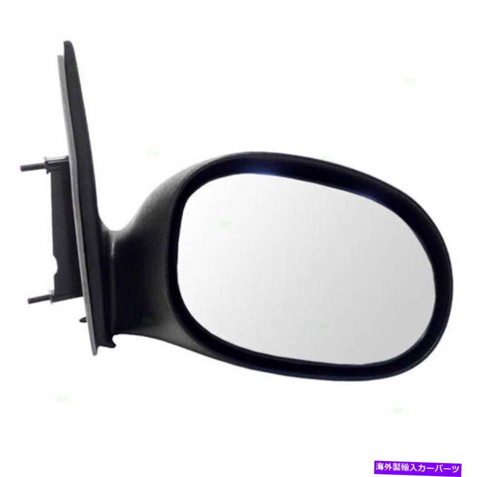 USミラー 00-05ダッジのサイドビューマニュアルミラー00-01プリマスネオンの乗客テクスチャ Side View Manual Mirror for 00-05 Dodge 00-01 Plymouth Neon Passengers Textured
